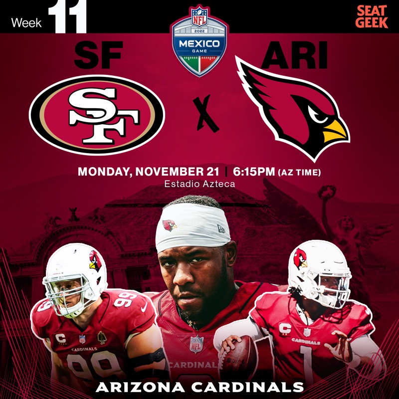 49ers cardinals mexico tickets