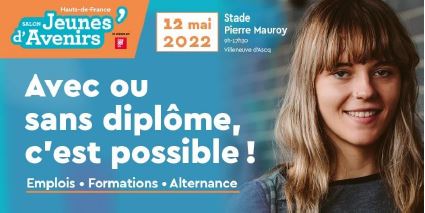 [#SaveTheDate] 📢 Jour J-8 de la nouvelle édition du Salon Jeunes d'Avenirs (JDA) 🚀
 
📆 le 12 mai 2022
📍 Stade Pierre Mauroy - Villeneuve-d'Ascq
🕰️ de 9h à 17h30
 
Pour vous inscrire 💻📲⏩ pehdf.fr/sbfs6 
 
#TousMobilisés #AvecPôleEmploi