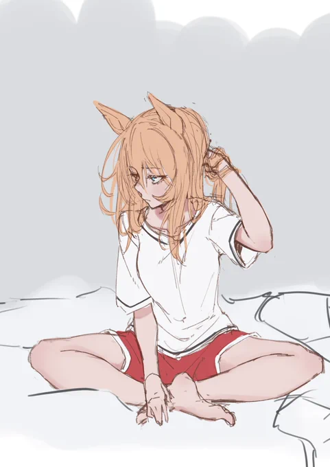 寝起きゴールドシチー落書き! 