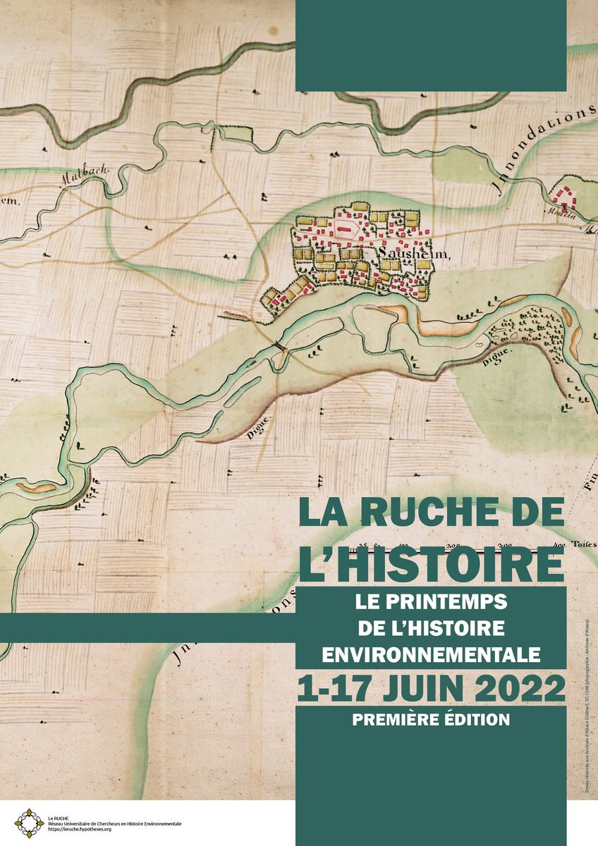 [Programme] [Program] #envhist
La Ruche de l'histoire. Le Printemps de l'histoire environnementale.
Delighted to share the program of this environmental history festival. Plus d'informations / More information on : leruche.hypotheses.org/5539

Pour un aperçu / For an overview (1/9)⤵️
