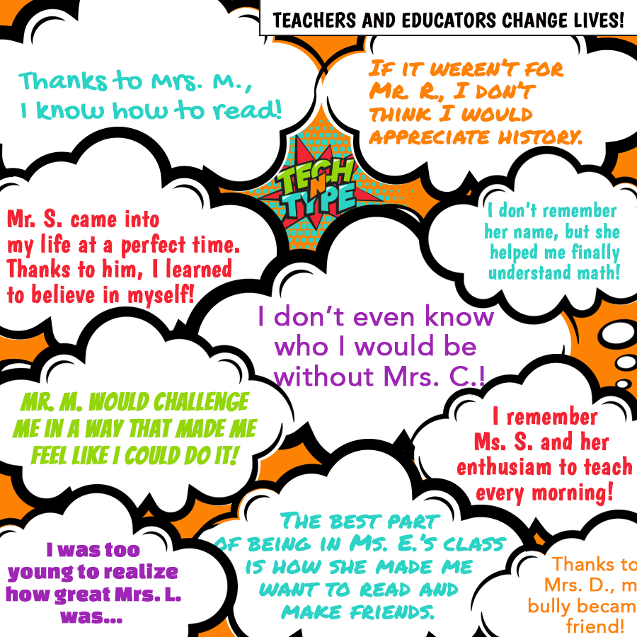 TechNType's tweet photo. Happy Teacher Appreciation week everyone!!! Let’s take a minute and think of how our teachers made a difference 😊
#teacherappreciationweek #bestclassroom #teachersofinstagram https://t.co/qgFLxlP1Cw