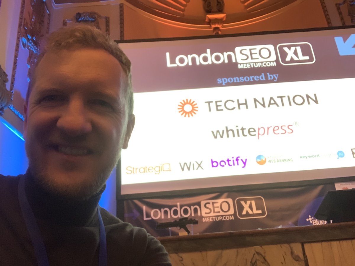 Participating in #LondonSEOMeetupXL - London's largest SEO conference 2022! More than 500 participants, wow!