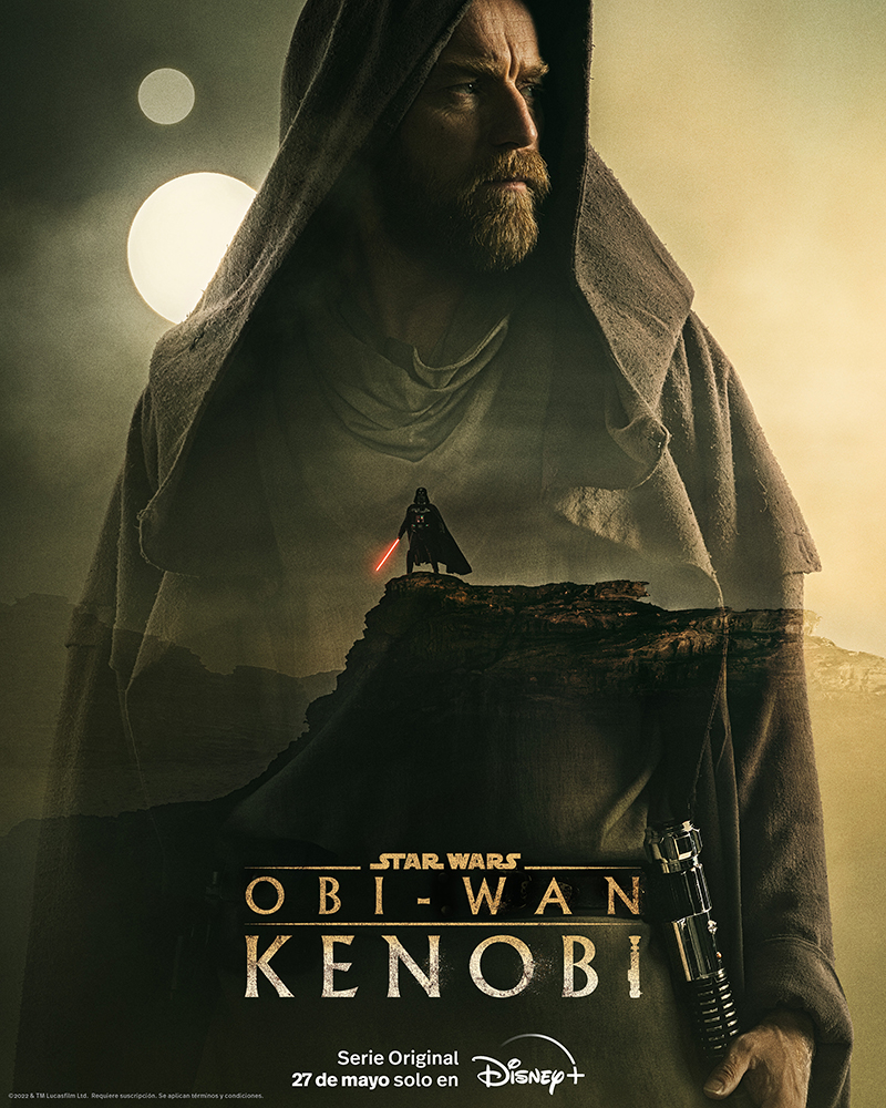 #ObiWanKenobi, la serie. Disponible a partir del 27 de mayo solo en #DisneyPlus.