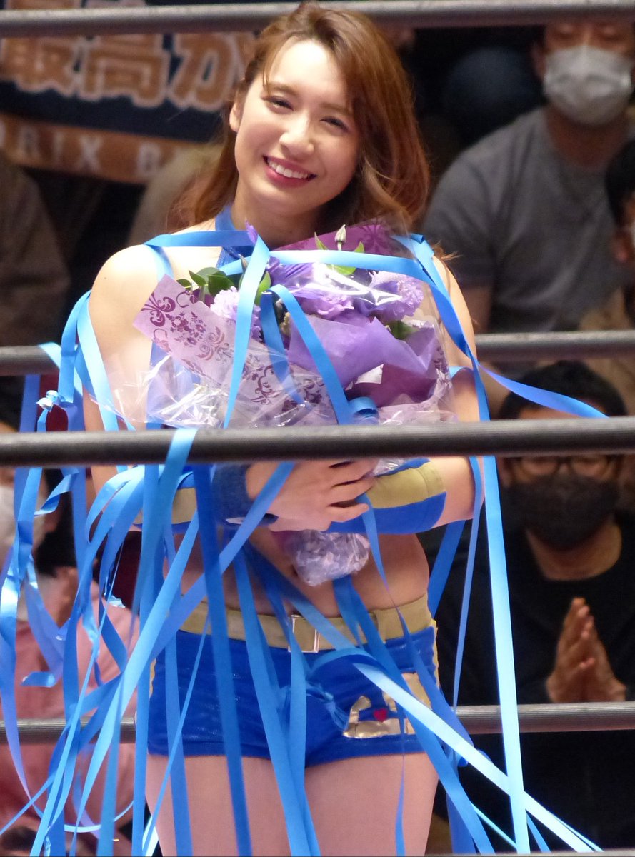 cj2059's tweet photo. #才木玲佳 #tjpw #東京女子プロレス #W_1 #Cheer1 #お疲れ様でした https://t.co/fogxFDGRgH