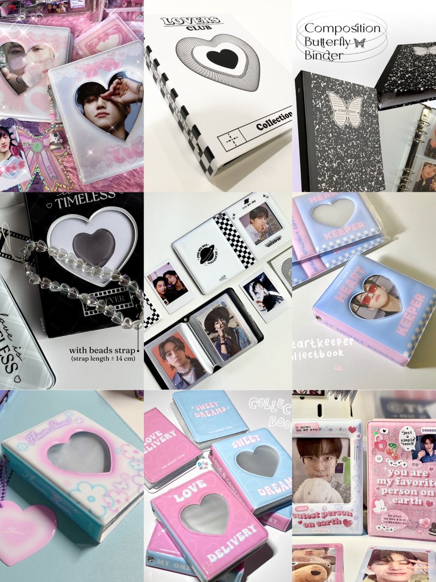 [RT / LIKES ARE APPRECIATED]

— rekomendasi kolbuk / collect book buat simpen pc / photocard di shopee 📚🖼

💫 mostly local brand 💫

a thread
