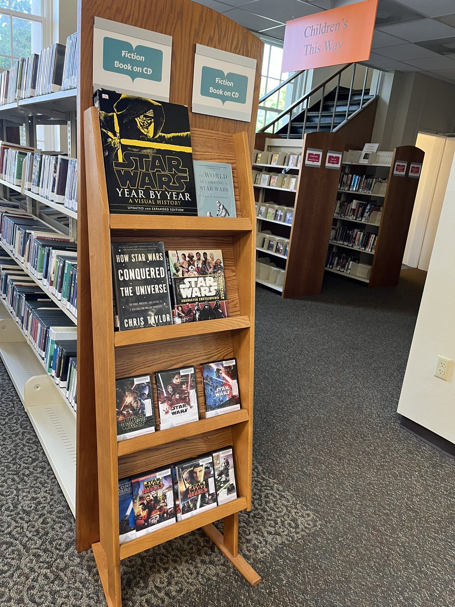 May The Fourth Be With You! Happy Star Wars Day to those that celebrate. Check out these great titles up by the books on CD at Main Library and more great Star Wars content throughout the PPL galaxy.  #MayThe4th #MayTheFourthBeWithYou #StarWarsDay #StarWars #PortsmouthVA