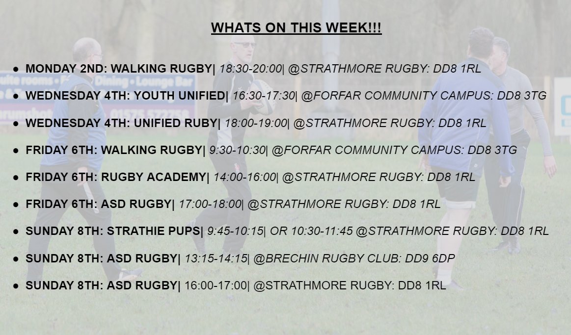 Strathmore Community Rugby Trust |

Thank you to <a href="/StrathCommTrust/">Strathmore Community Rugby Trust</a> for an amazing rugby session at <a href="/BlairgowrieHS/">Blairgowrie HS</a> on Monday, everyone in the base had so much fun and cant wait for next session. THANK YOU <a href="/BlairgowriePE/">Blairgowrie HS PE</a> <a href="/sportscotland/">sportscotland</a> <a href="/lal_sport/">Live Active Sport</a> <a href="/PerthandKinross/">Perth and Kinross Council</a> <a href="/PKCEducation/">PKC Education</a>