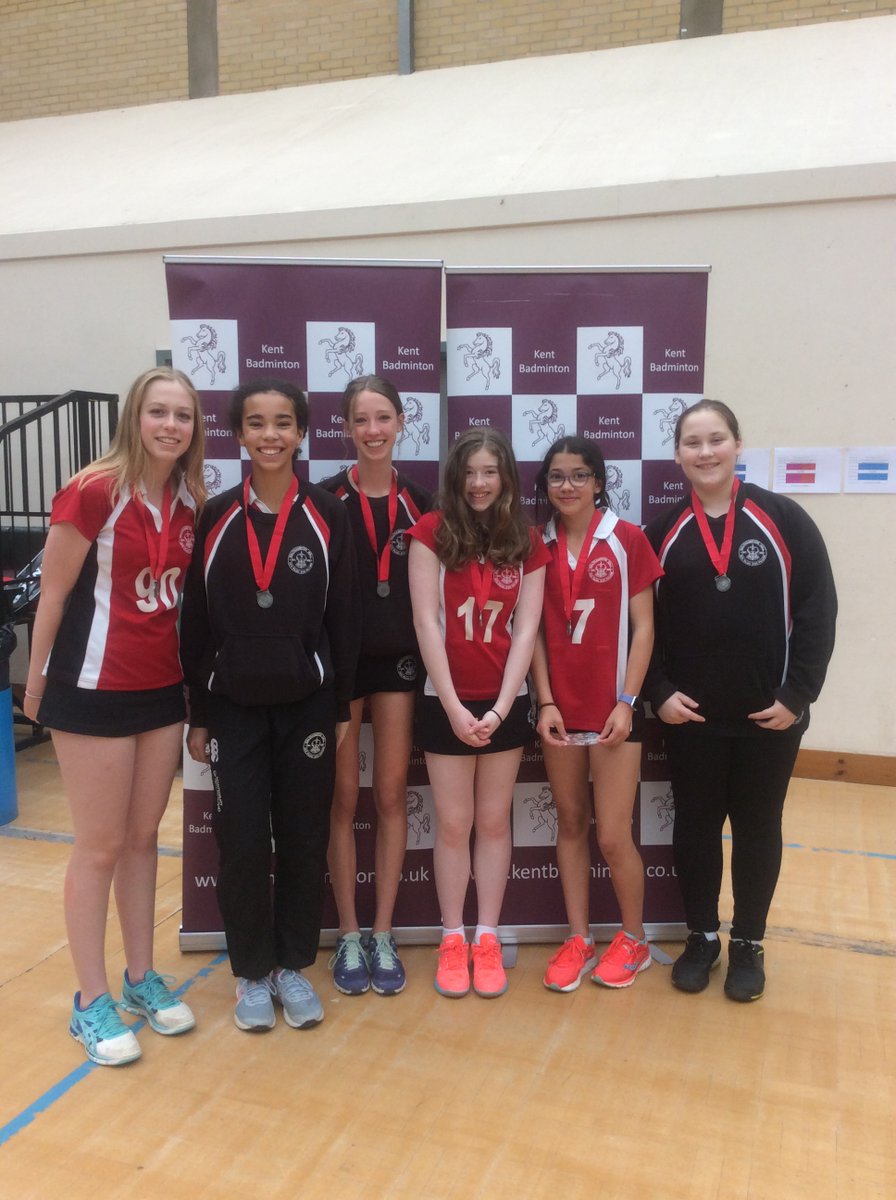 Fabulous badminton results; our KS4 team won Gold in both the Boys and Girls Elite Kent Schools Championships. Our coach asked if our teams could play in the Boys event, to give them a challenge. Our KS3 A team won the Girls Gold and Boys Silver, the KS3 B team won Girls Silver.