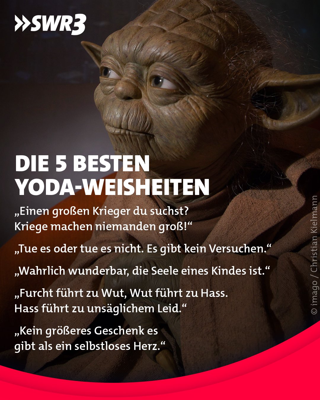 SWR3 on Twitter "Heute ist StarWarsTag. In diesem Sinne May the fourth be with you! 🥳 Und um