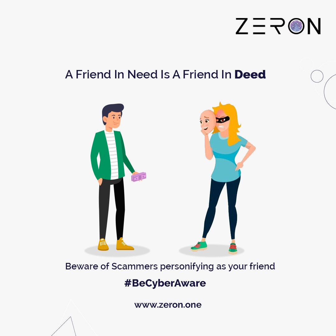 securezeron's tweet photo. Don't be a victim !!
Friend or Scammer, always double check!
#BeCyberAware
#Zeron #BeCyberAware #YourSecurityMatters #CyberSecuritySolution #CyberSecurity #BreachProbablity #DataBreach #DataProtection https://t.co/DaU3xzYI4B