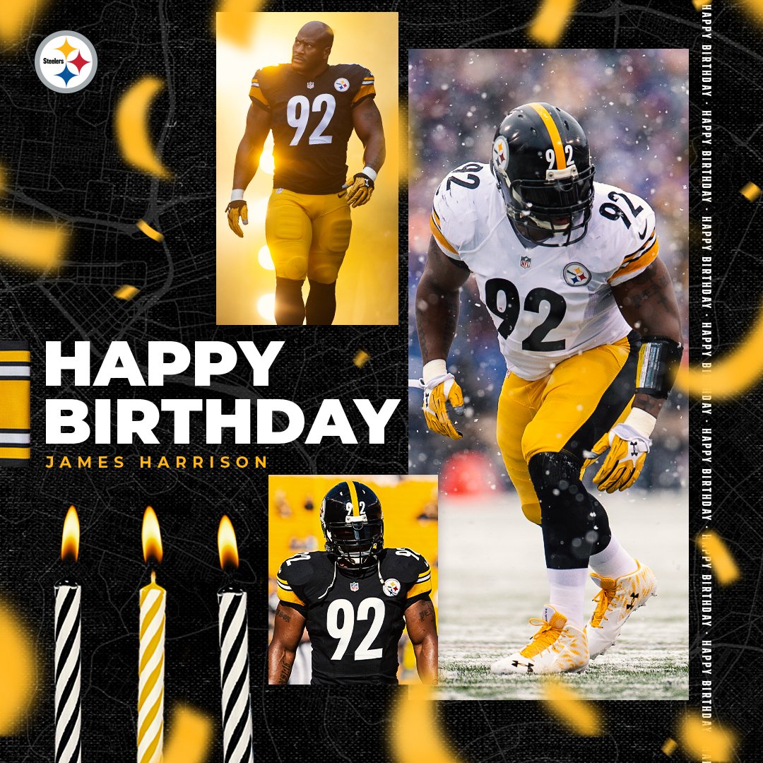 steelers's tweet photo. RT to wish @jharrison9292 a #HappyBirthday! https://t.co/5fofNklOZI