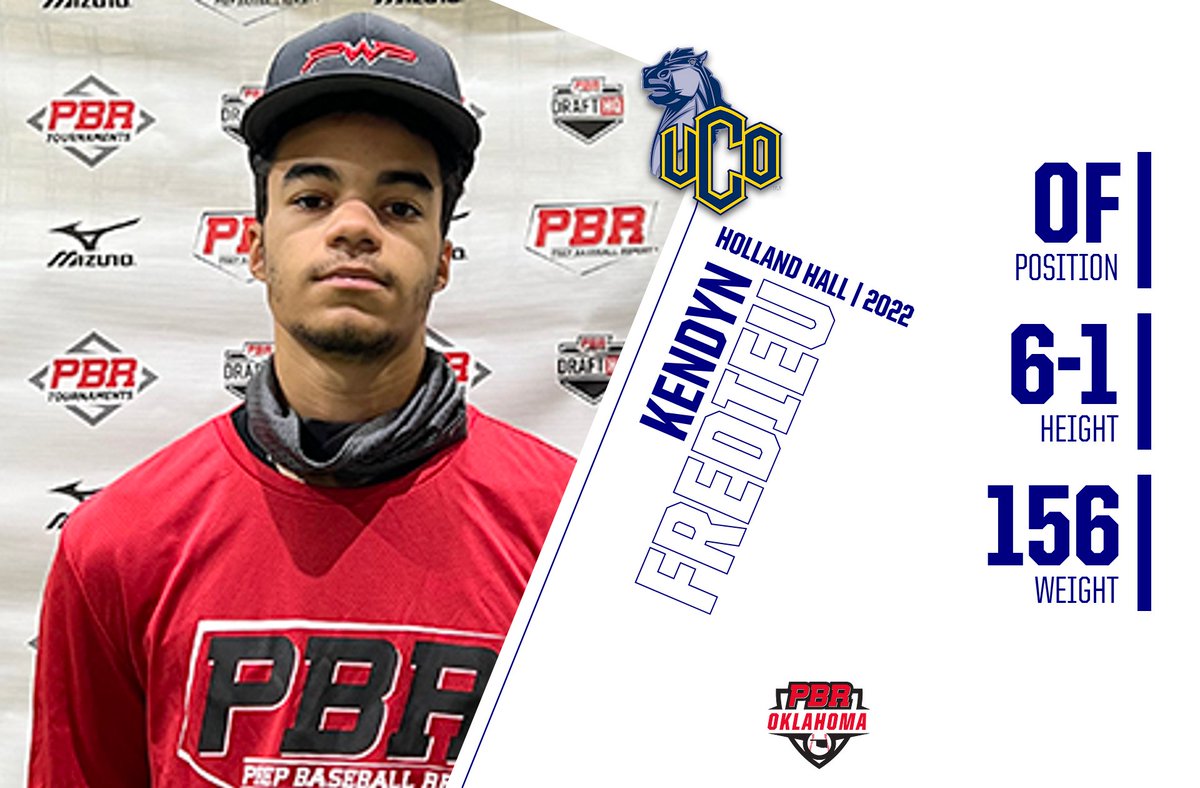 OF Kendyn Fredieu (Holland Hall, 2022) commits to University of Central Oklahoma

<a href="/kendyn20/">Kendyn Fredieu</a> 
<a href="/1DutchAthletics/">Dutch Athletics</a> 
<a href="/UCOBaseball/">UCO Baseball</a> 

👤 PROFILE: bit.ly/3MKfGDg