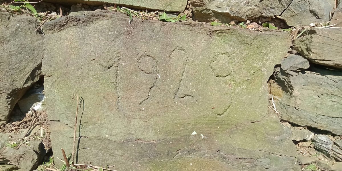 Ci siamo un po’ emozionati quando, dopo avere liberato un muro da rovi e arbusti, abbiamo trovato questa pietra incisa.
#Stonewalls4life