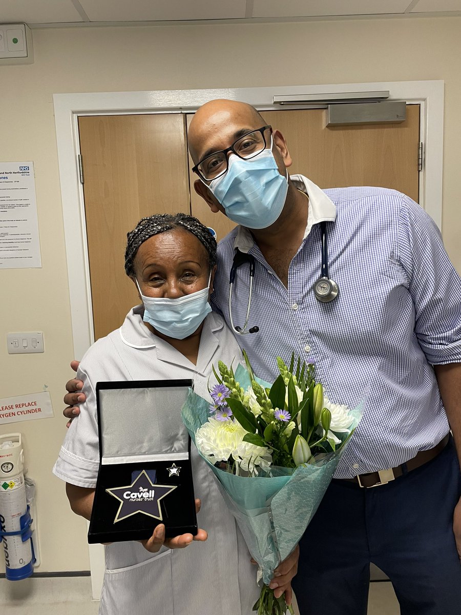 Maureen Casey (@mallyscott1) on Twitter photo Gadese Bahru is the truly worthy recipient of a Cavell Award ⭐️ Presented to her by her colleagues on 6B/RITA. <a href="/praveenjeeva/">Praveen Jeevaratnam</a> <a href="/JOCELYNBERDEPR1/">JOCELYNB</a> <a href="/enherts/">East and North Hertfordshire Teaching NHS Trust</a> <a href="/yemtweet/">Suresh M</a> <a href="/lauraratcliffe7/">Laura Ratcliffe</a> <a href="/SandraCruicksh5/">Sandra Cruickshank💙</a> <a href="/Alison70695684/">Alison</a> <a href="/caz2161/">carol dean</a> <a href="/mcdonaldc123/">Claire McDonald</a> <a href="/claremorlidge/">Clare Morlidge</a> <a href="/NephReena/">Reena</a> <a href="/g_rajakaruna/">Gayathri Rajakaruna 💙</a> Gadese Bahru is the truly worthy recipient of a Cavell Award ⭐️ Presented to her by her colleagues on 6B/RITA. <a href="/praveenjeeva/">Praveen Jeevaratnam</a> <a href="/JOCELYNBERDEPR1/">JOCELYNB</a> <a href="/enherts/">East and North Hertfordshire Teaching NHS Trust</a> <a href="/yemtweet/">Suresh M</a> <a href="/lauraratcliffe7/">Laura Ratcliffe</a> <a href="/SandraCruicksh5/">Sandra Cruickshank💙</a> <a href="/Alison70695684/">Alison</a> <a href="/caz2161/">carol dean</a> <a href="/mcdonaldc123/">Claire McDonald</a> <a href="/claremorlidge/">Clare Morlidge</a> <a href="/NephReena/">Reena</a> <a href="/g_rajakaruna/">Gayathri Rajakaruna 💙</a>