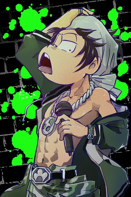#みどりの日 みどりの日なので緑なみどりの人の絵を… 