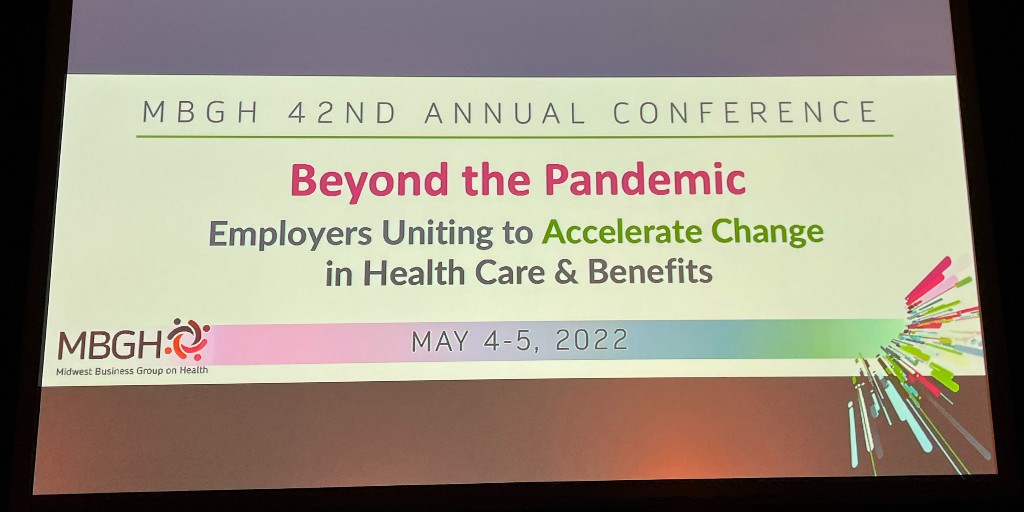 MidwestBGH's tweet photo. Just kicked off our 42nd annual conference! Sharing ideas
& strategies over next 2 days to help employers get higher quality and more cost effective care for their employees and families.
#mbghac #employers #employersunite #acceleratechange https://t.co/79fv3N1qB8