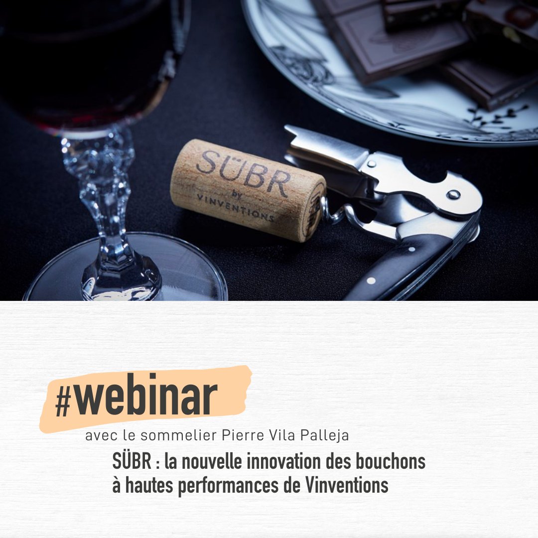 Clair de Lune (@clairdelunefab) on Twitter photo #WEBINAR - Ne manquez pas le prochain webinaire de <a href="/vinventions_fr/">@vinventions_fr</a>, demain à 11h ⤵️
📌 Échanges sur #SÜBR (leur dernière innovation ✨), le rôle du bouchon & l’importance de sa performance dans la gestion des vins en restauration.
💻 Infos & inscription : vinventions.com/fr/news/480_we… #WEBINAR - Ne manquez pas le prochain webinaire de <a href="/vinventions_fr/">@vinventions_fr</a>, demain à 11h ⤵️
📌 Échanges sur #SÜBR (leur dernière innovation ✨), le rôle du bouchon & l’importance de sa performance dans la gestion des vins en restauration.
💻 Infos & inscription : vinventions.com/fr/news/480_we…