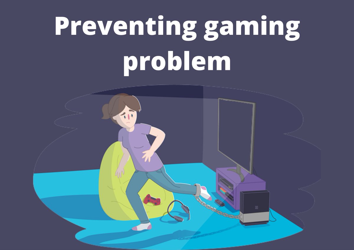 GAsdicted's tweet photo. Preventing gaming problem!
Set time limits to play and stick to them.
Keep phone and other gadgets out of the bedroom so you won't play into the night 
Do other activities everyday, including exercise and physical work
.
.
.
#spreadawareness #gamingproblem https://t.co/QBo9PUYpK6