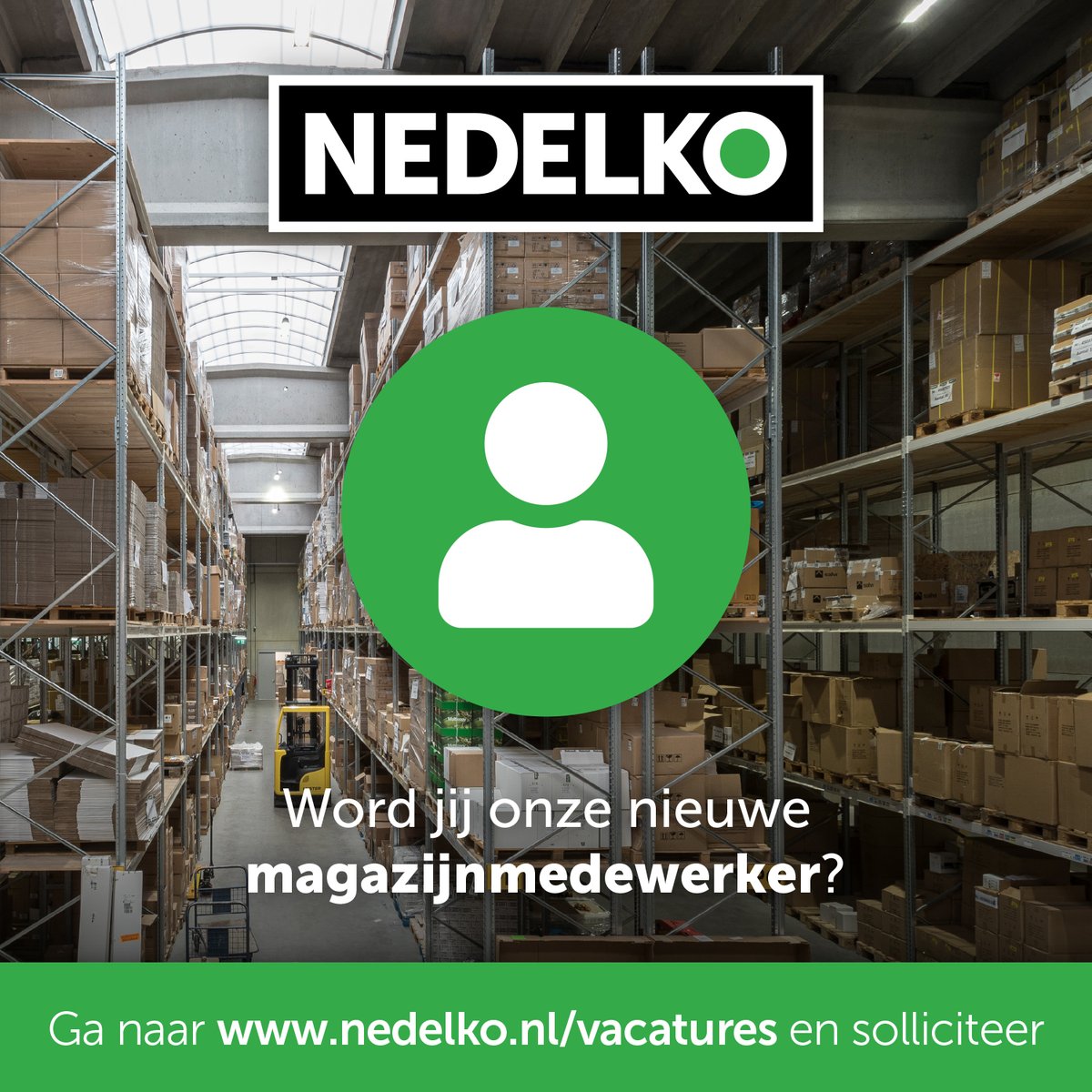 Vacature alert 🚨
Nedelko zoekt een gedreven Magazijnmedewerker!
Kom jij ons team versterken? > lnkd.in/gg6XT2J

#Vacature #magazijnmedewerker #gezocht #Barendrecht #teamspirit