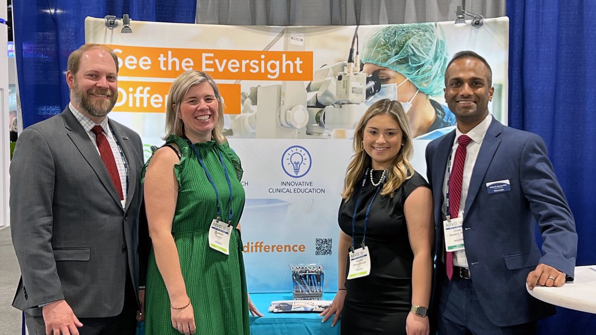 It's the last day of #ARVO2022! Visit with <a href="/EversightVision/">Eversight</a> Research &amp; Innovation Director <a href="/OnkarSawant19/">Onkar B. Sawant</a>, PhD, at booth 3118 in #Denver. See how our experts can help you achieve your #visionresearch goals!

Learn more at eversightvision.org/research. #YouChangeLives <a href="/ARVOinfo/">ARVO</a> #ARVO