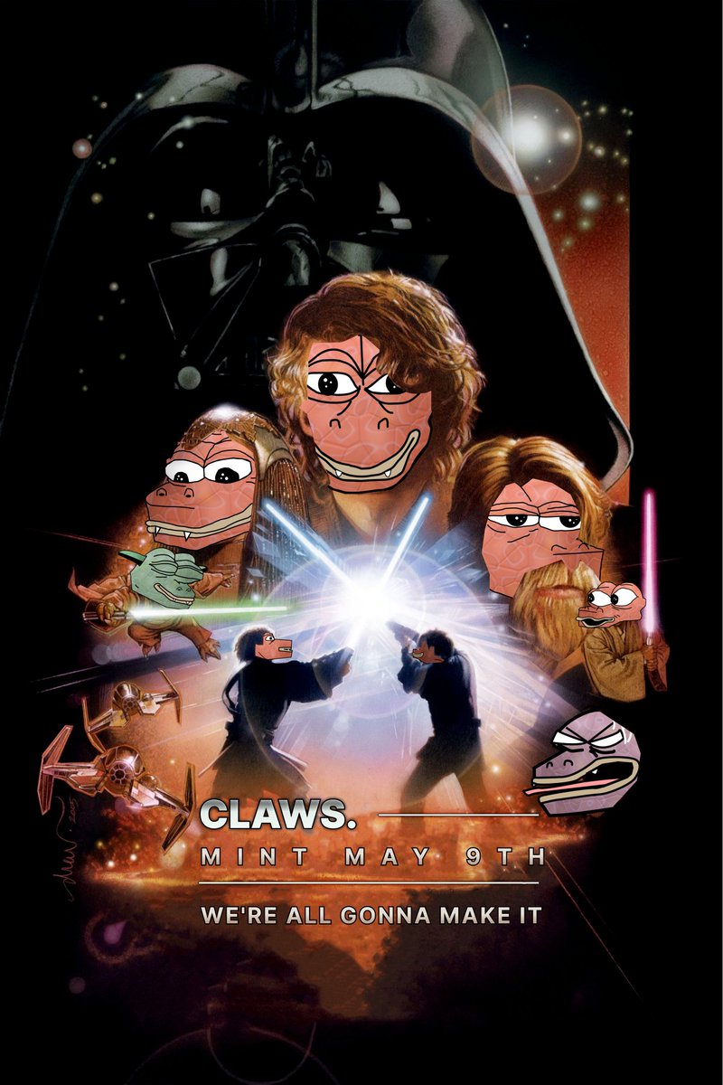 May the 4th be with you fellow Claws 🦖🌋

📅 We're 5 days away from the mint!

Not whitelisted yet? Want to win a free mint? We'll organize another ⚡ flash event on our Discord @ 3 PM UTC #LFG $ICX $CLAW #ICONproject #NFT #FreeMints