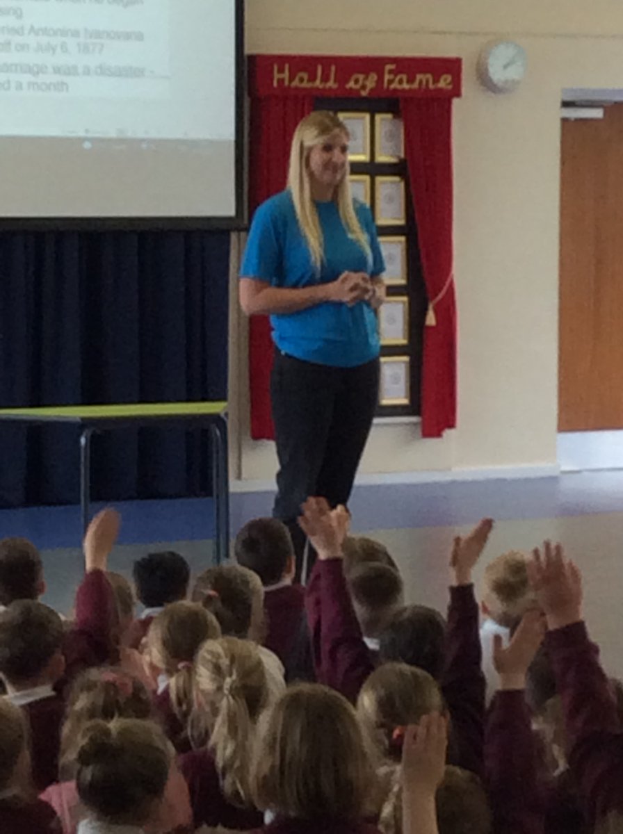 thornhill_ji's tweet photo. Amazing inspirational visit by Rebecca Adlington today.  The children asked brilliant questions and it was a moment for us all to remember. @FocusTrust1 @OwlsTji  @FriendsofTJI @thornhillca @musica_kirklees https://t.co/7wr4PVQuaV