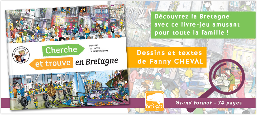 🔎📖😀Fanny Cheval propose de découvrir la Bretagne, son histoire, son patrimoine, ses grandes cités, sa culture, ses fêtes, son environnement naturel, à travers un livre-jeu amusant pour toute la famille. disponible en librairie et sur coop-breizh.fr
