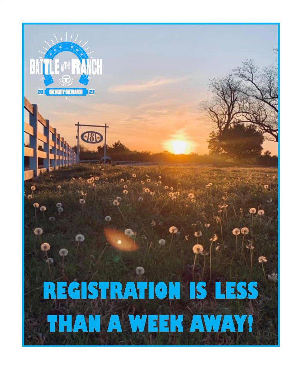 battleATR's tweet photo. Registration goes live at 10AM on Tuesday, May 10th! Don’t miss out on year two of Battle at the Ranch! #BattleattheRanch #181ranch #ttownsouthfitness #batr #battleisback #functionalfitnesscompetition #crossfit #mastersathletes #rxathletes #scaledathletes #podiumprizes #year2 https://t.co/pUar0157tJ