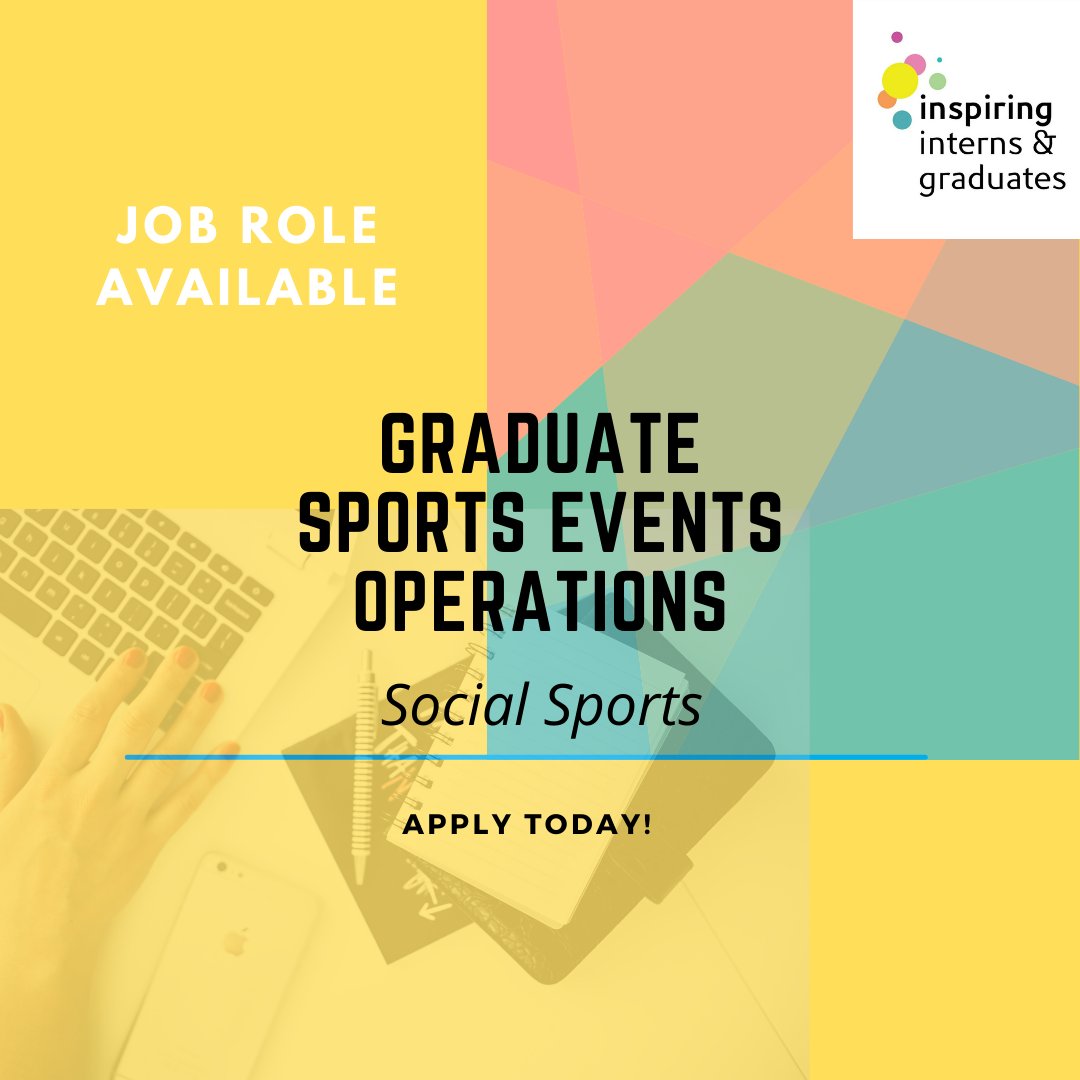 ✴️Job alert!✴️

We're hiring for a Graduate Sports Events Operations role in the Social Sports sector.

▪️ Based in South London 
▪️ Salary: £23,000
▪️ Immediate start

Apply by clicking the link below:
https://t.co/CGy9f2QOhg https://t.co/FSgPuKZFyA