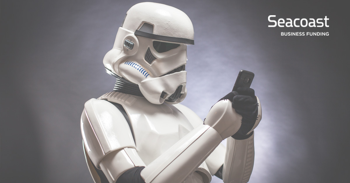SeacoastBF's tweet photo. Are the growing demands for expansion, outpacing your current working capital? Expand your business throughout the galaxy with an #InvoiceFactoring or #AssetBasedLending solution.  We are the funder you are looking for! #MayThe4thBeWithYou  https://t.co/roVOivBdk3 https://t.co/a2phx9FQ6Y