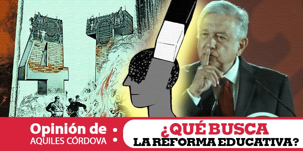 Buenos días. Te invito a leer mi #Opinión semanal: ¿Qué busca la reforma educativa? "De todo este sinsentido solo pueden surgir nuevos problemas económicos y más pobreza para el país. Un regalo más de la 4T a los pobres de México". bit.ly/3OVCEt2