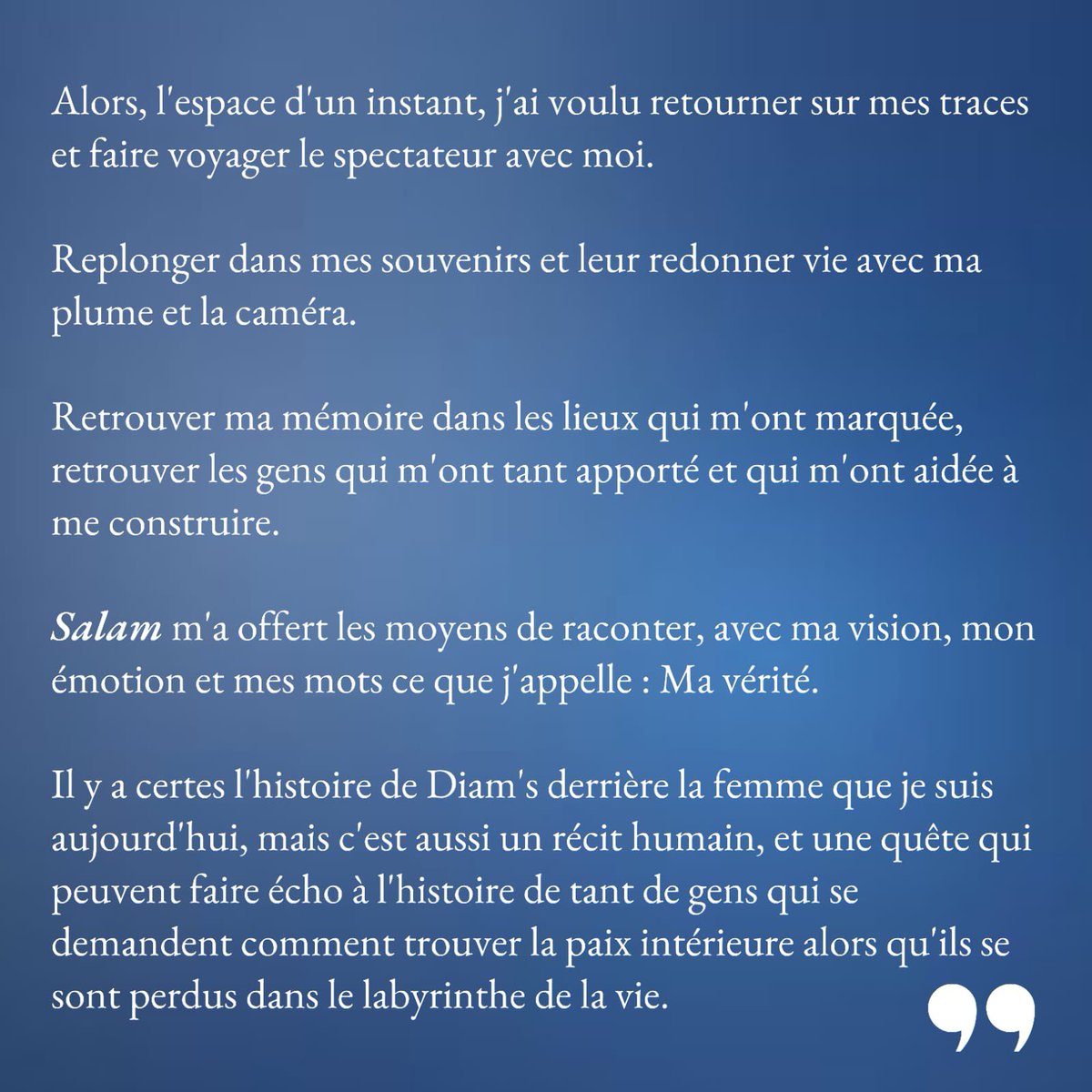 Mélanie - Diam's tweet media