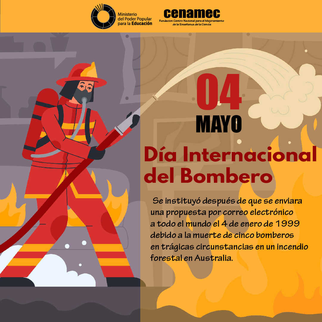 #Hoy  es Día Internacional de los Bomberos. Efemérides, en reconocimiento a los denominados "Héroes de Azul" , por su loable labor en apoyo a la comunidad, poniendo en riesgo sus vidas en la extinción de incendios, rescate de personas y protección de espacios ambientales...