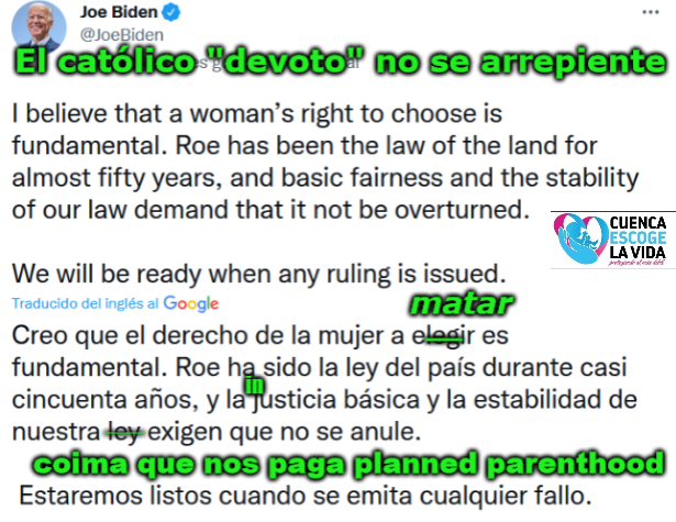 El aborto fue delito desde los inicios del sistema jurídico 'common law' de EEUU en el siglo XVII. Fue impuesto federalmente x 1puñado de jueces 1973,no fue la voluntad de 1pueblo con influencia cristiana
Hubo FRAUDE,Roe admitió no ser violada sino embaucada x abogadas feministas