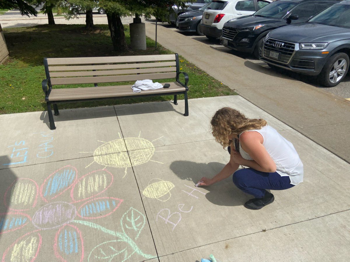 #CEW2022 #BHNWellness Chalking at the CEC for Mental Health and Catholic Education Week! <a href="/BHNFrench/">BHNCDSB French</a> <a href="/bmitch519/">bmitchell</a> <a href="/LorrieTemple/">Lorrie Temple (she/her)</a> <a href="/bill_chopp/">Bill Chopp</a> <a href="/AperrasL/">Andrea L Perras (she/her)</a> <a href="/bhncdsb/">BHNCDSB</a>