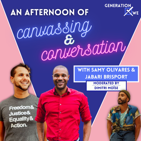 JabariBrisport's tweet photo. Want to help elect @Samynemir, who would be the first openly genderqueer Assembly Member in NY?
Then join us, #GenerationWE & @LIDbrooklyn this Saturday! First we'll canvass for Samy, then we'll have a community convo & joint fundraiser for our campaigns: https://t.co/xKHriyY7va https://t.co/3bLnKTitp3
