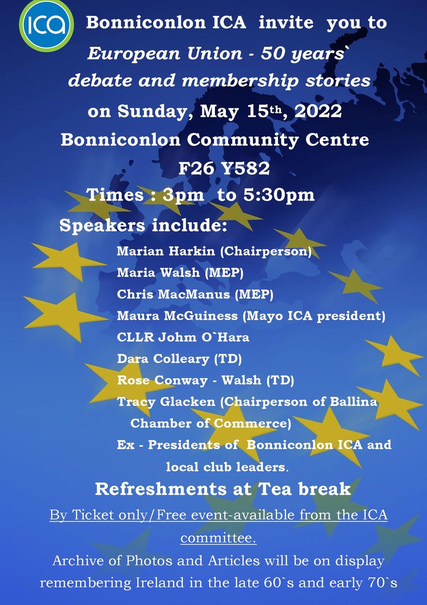 BonniconlonICA's tweet photo. All welcome so please share. https://t.co/j9ejIvB2Ot