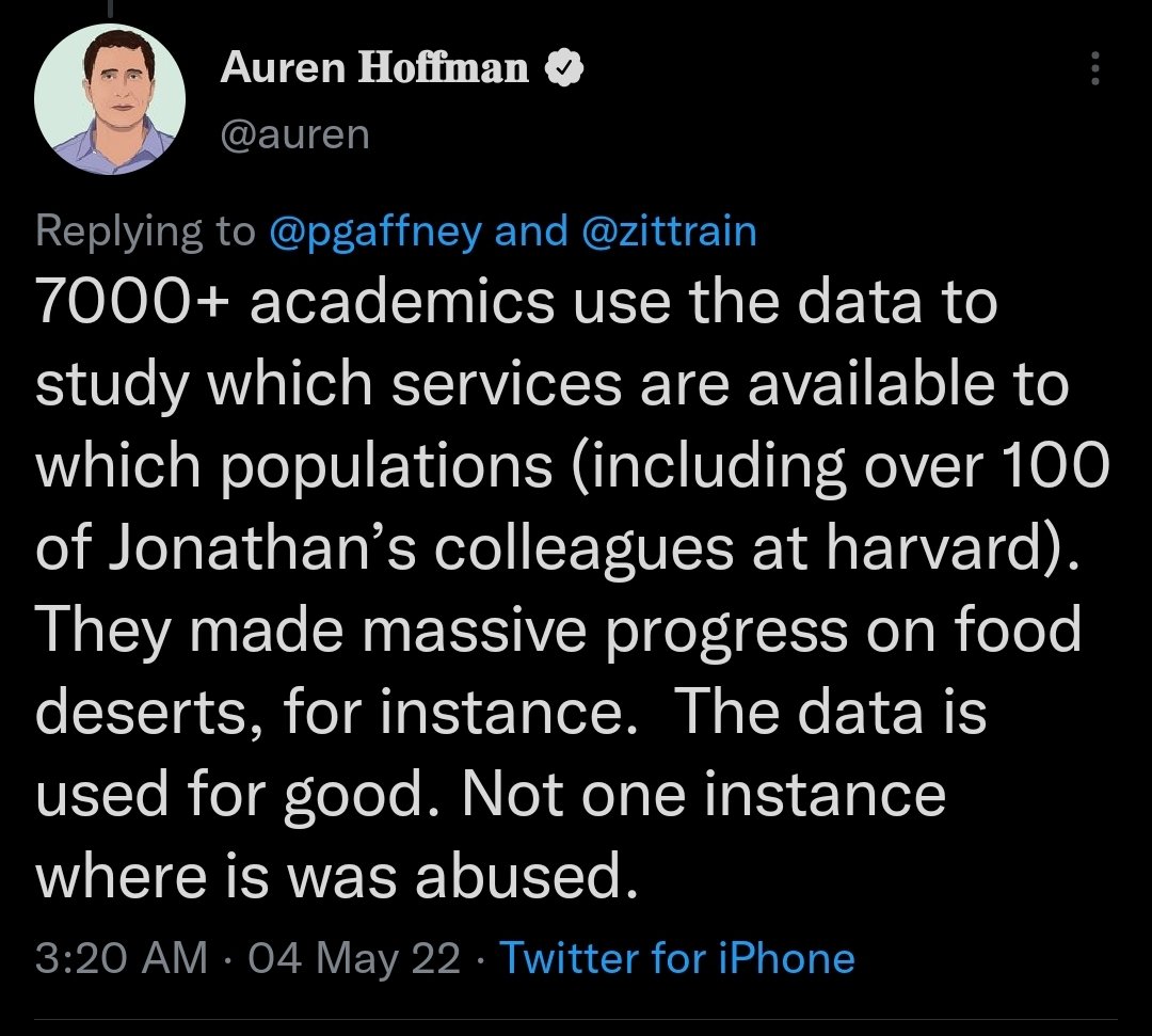 The classic "tech for good" cover. Once your data is sold for a good cause THEN WHAT?! 3rd parties have no allegiance to your good cause. They got what they want and can do what they please! #RoeVWade