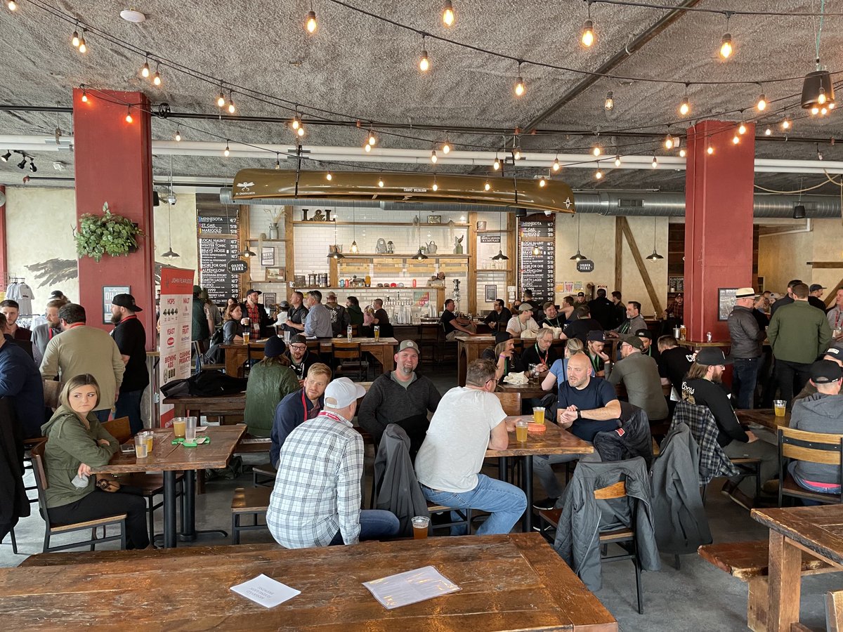 Priory_of_Brian's tweet photo. Had me some really nice lagers @lakes&amp;legends brewpub here in Minneapolis…but at 13.5% ABV I ain’t gonna party like it’s “1999” https://t.co/eaRiR620cP