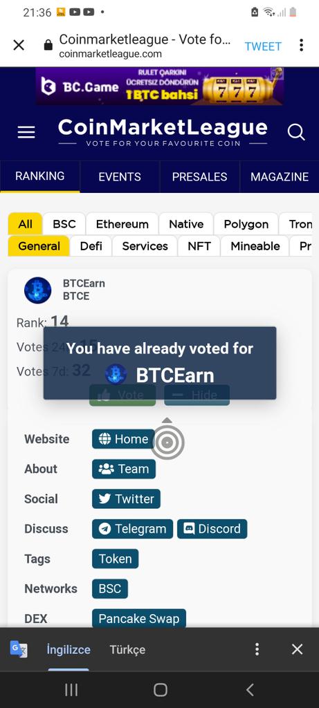incilay_krt's tweet photo. @CML_Crypto @1MillionTokens Done; good luck
@laila_days
@hassen_essa
@U_J_B_O
#BTCEarn https://t.co/2bCSYgIxZy