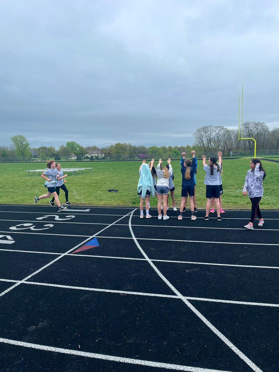 This is what I needed today. Kids being kids and being there for one another. For some students running the mile can be a difficult and stressful day, but these kids know how to encourage and cheer each other on! #smiles #lovemyjob #youcandohardthings 💪🏻