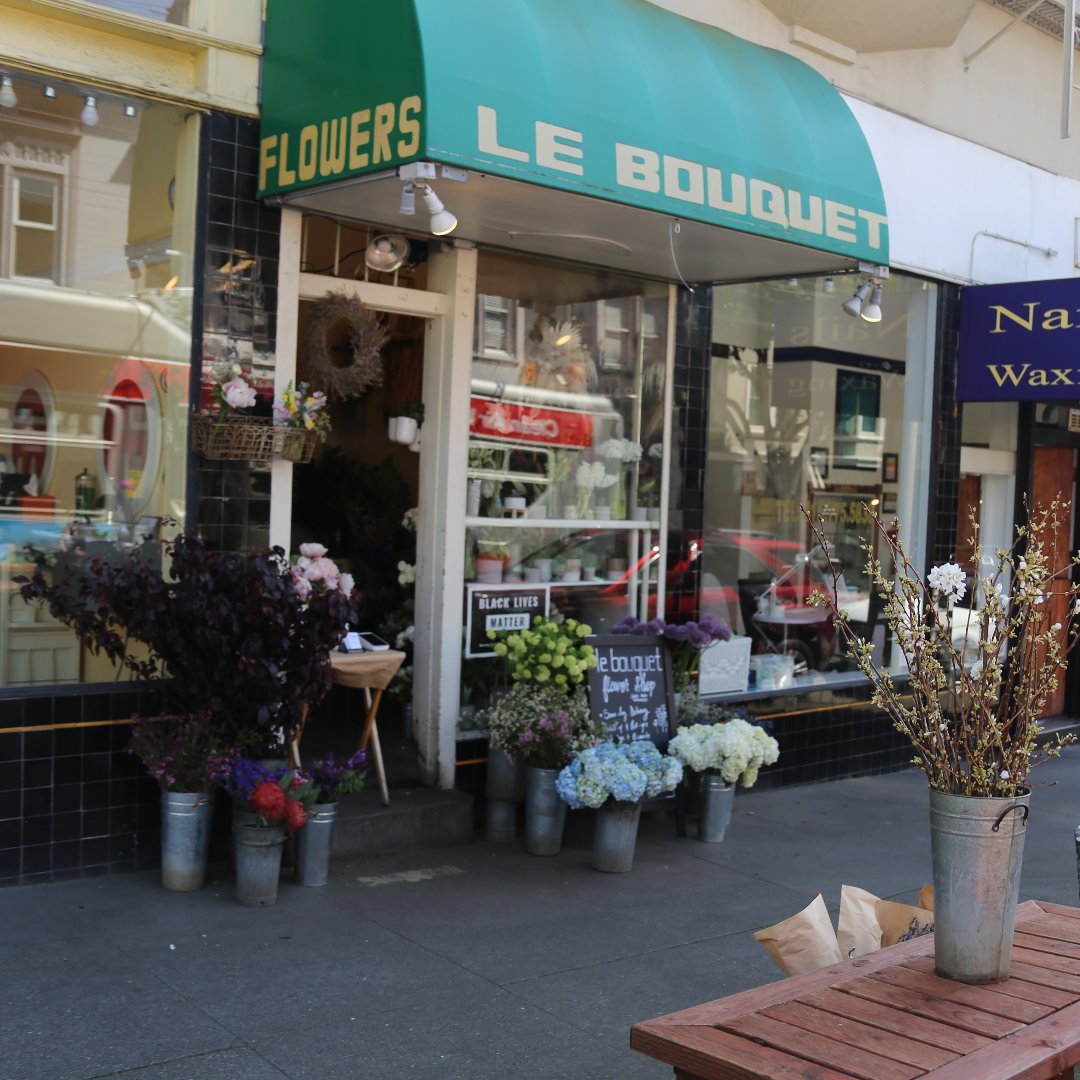 Our Shared Space of the Week is family owned Le Bouquet Flower Shop at 2205 Union St. Le Bouquet has the cutest parklet filled with plants and wreaths! 🪴💐 #lebouquetsf #sharedspacessf @sfsmallbusiness #SFSBW @SFOSB @sbagov #sanfranciscochamberofcommerce