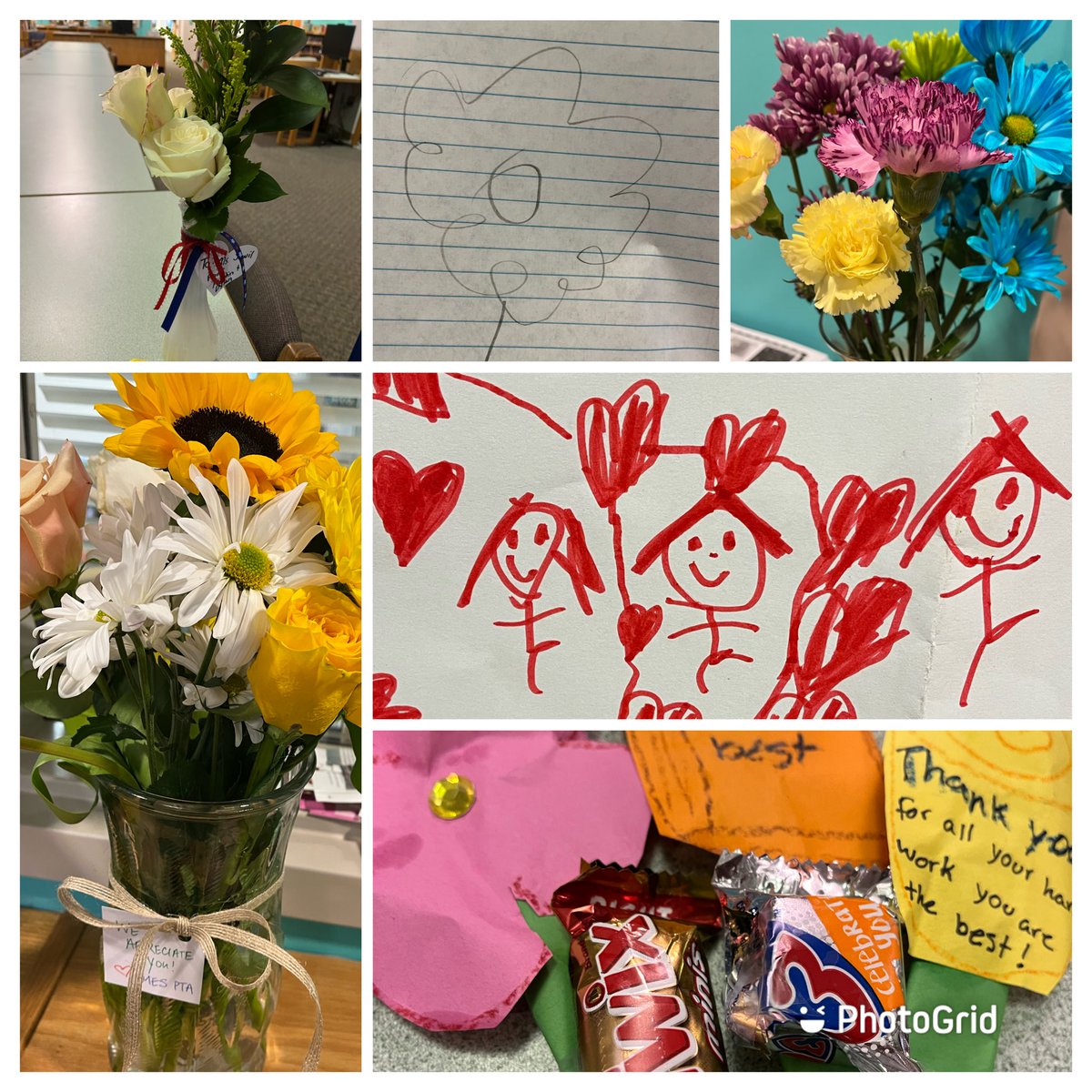 Thank you🙏 families &amp; <a href="/YMESPTA/">Yates Mill PTA</a> for helping all children have a voice in 🌸🌷🌻showing teachers ❤️👍🎉