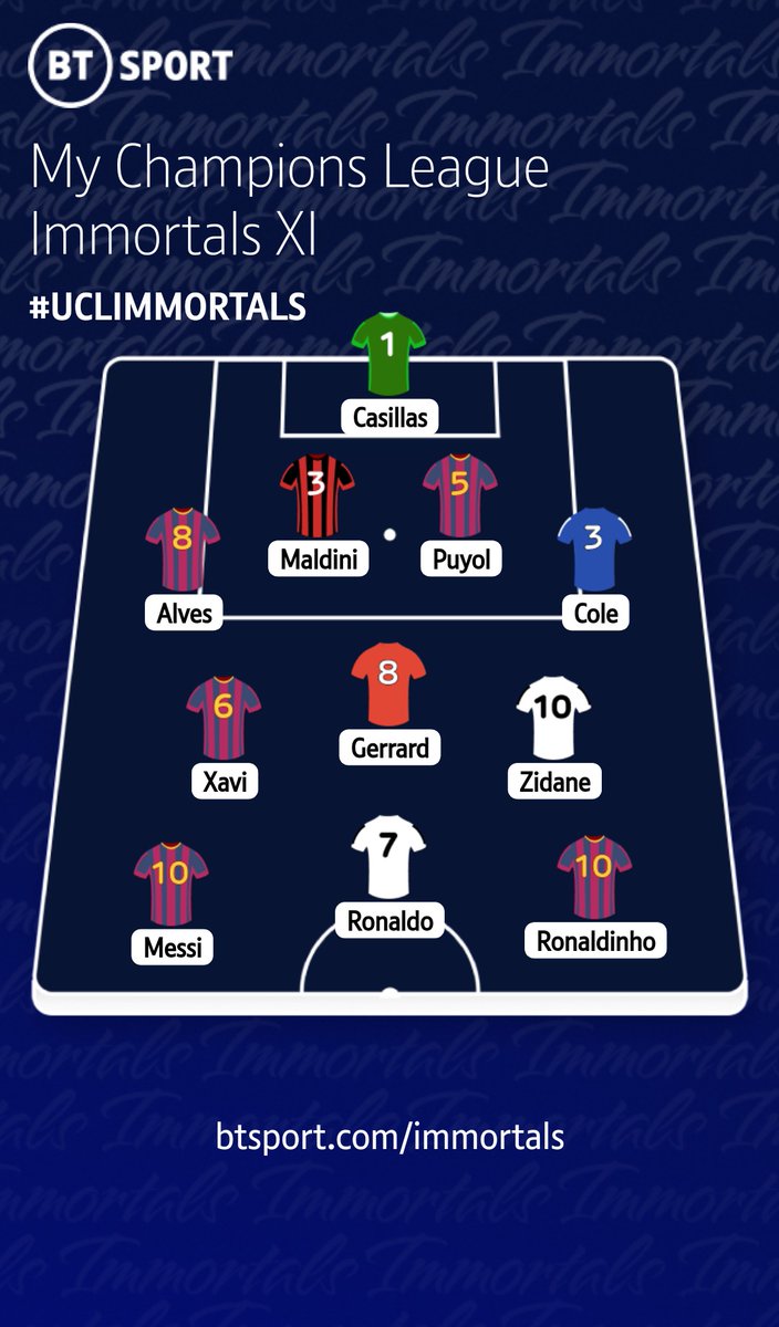 MBainzy's tweet image. #UCLIMMORTALS