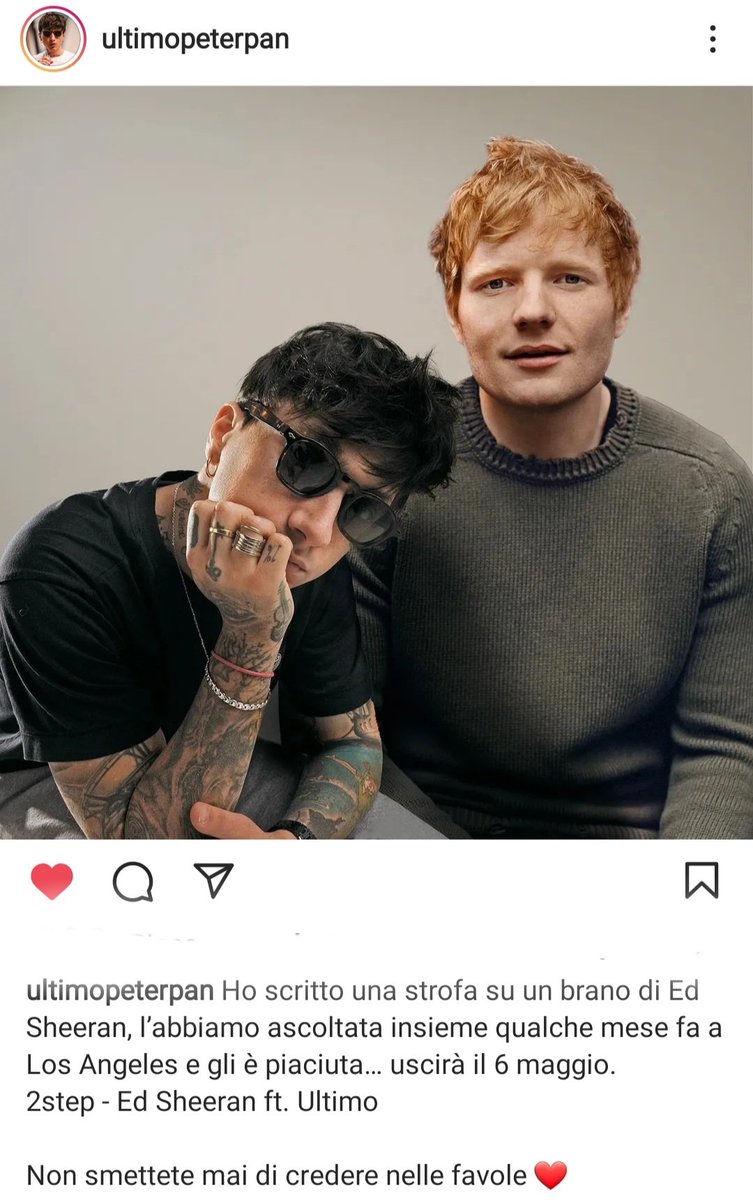 EdsSheeriosITA's tweet photo. #news 
Ultimo via IG 📸 https://t.co/ZMe0DS8lwG