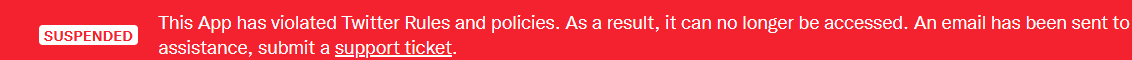 So my bot has been running this account for 3 whole years, only retweeting cybersecurity related tweets and now out of the blue, it gets banned while claiming it 'violated the twitter rules' Really?! @Twitter what's going on here? If anyone can help I'd really appreciate it