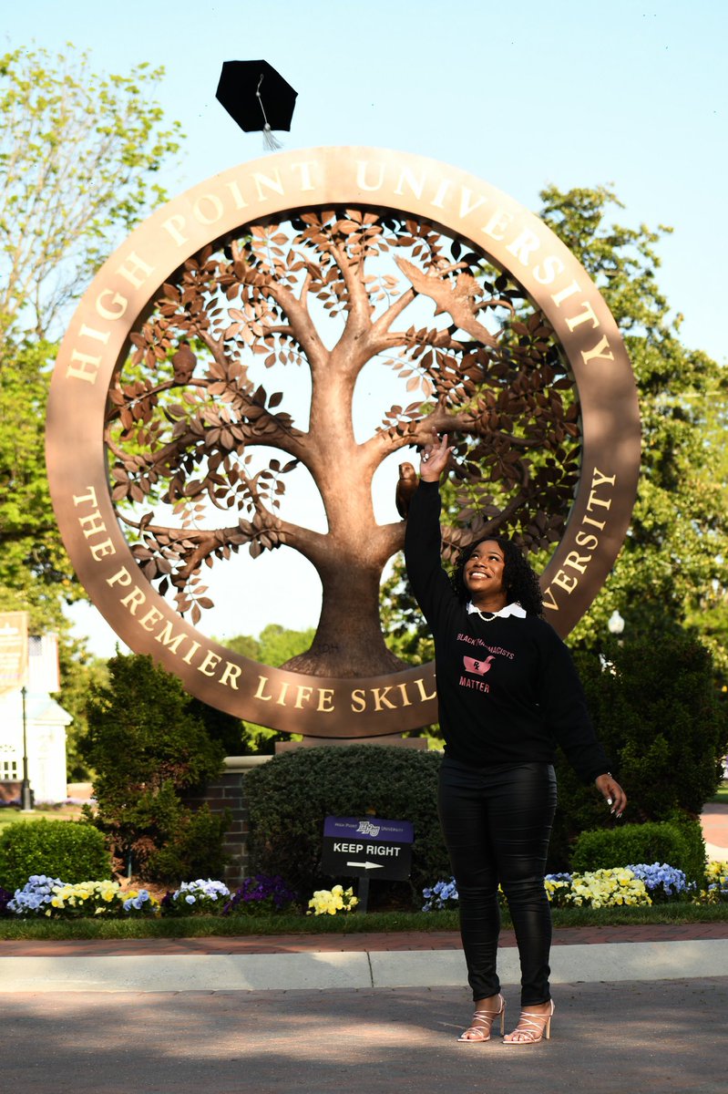 Brituzumab's tweet photo. Undergrad Haters: “Maybe we should change your major to something easier than Biology”

B.S in Biology in 4✅ ( Thank you #NCAT ) 
PharmD in 4✅

It’s Doctor now🗣🗣🗣 

#blackgirlwhitecoat #pharmD https://t.co/E2xrn21Mbd