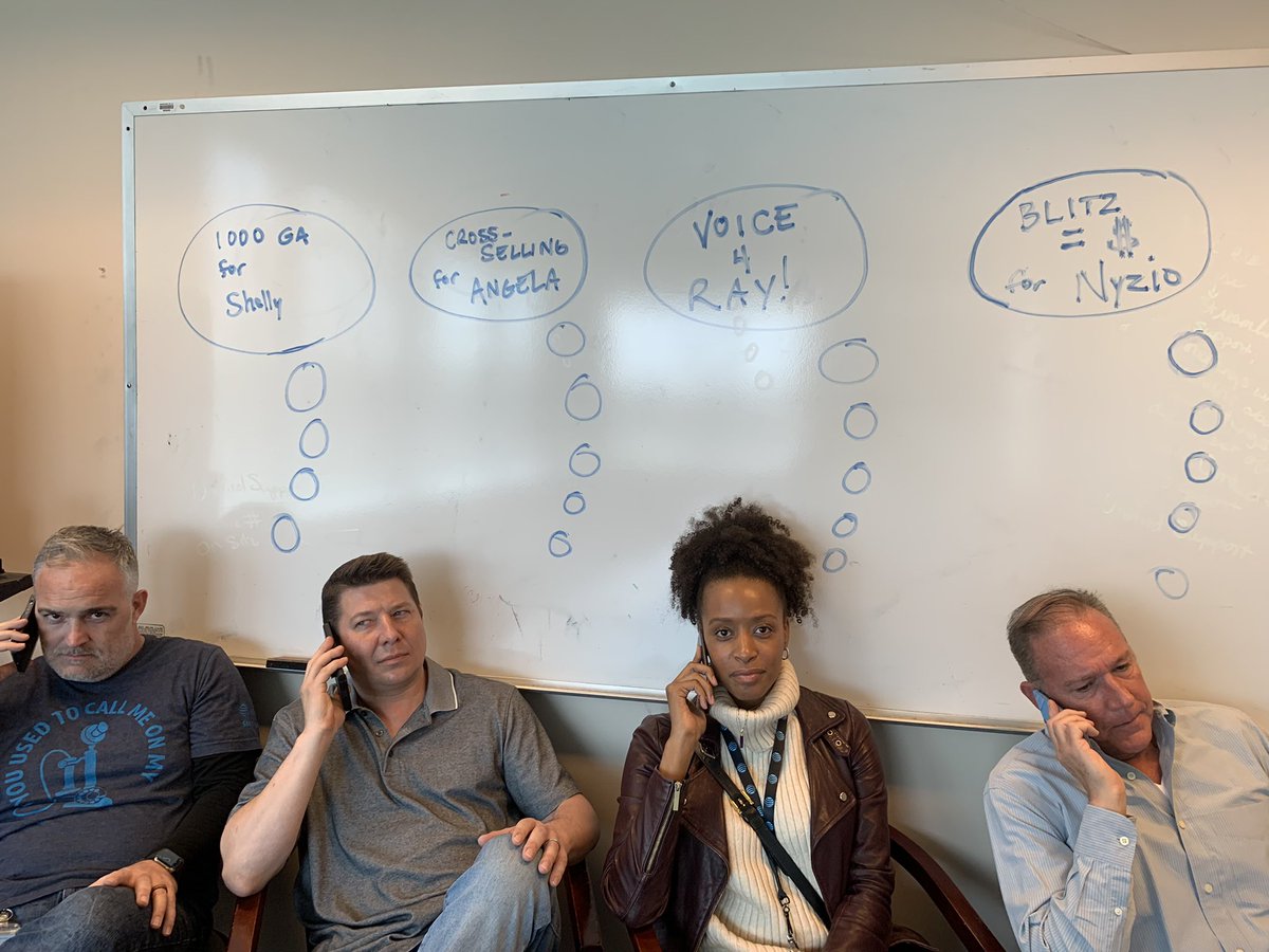 _VRH_'s tweet image. At the office thinking of a Master Plan @NyzioChris @ralford8764 @Ang_Rutherford1 @WalegaMatt  @MorganWolford @_Shelley_G @trgergis #teamwork #makingwaves #lifeatATT #celebratingsmallbusiness