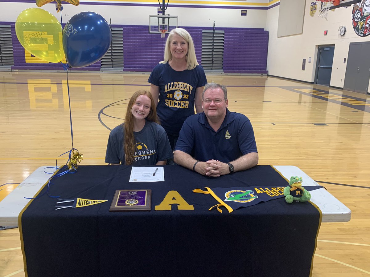 Congratulations to Cara Wood on her commitment to Allegheny College for soccer!