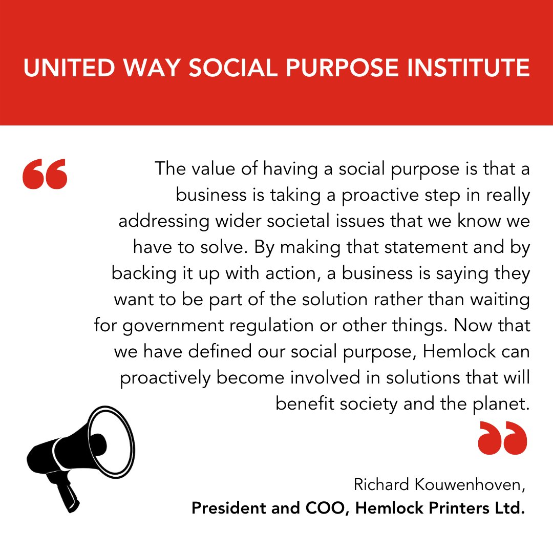 The United Way Social Purpose Institute offers more than educational programs - we help you bring your social purpose to life. Join our Fall 2022 Innovators cohort.
socialpurpose.ca/services/innov…
#SocialPurpose #PropellingPurpose
<a href="/HemlockPrinters/">Hemlock Printers</a>
